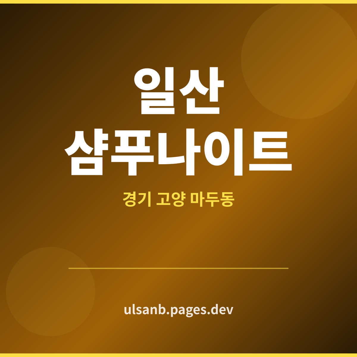 일산샴푸나이트 경기 고양시 일산동구 마두동 실체는 이렇다